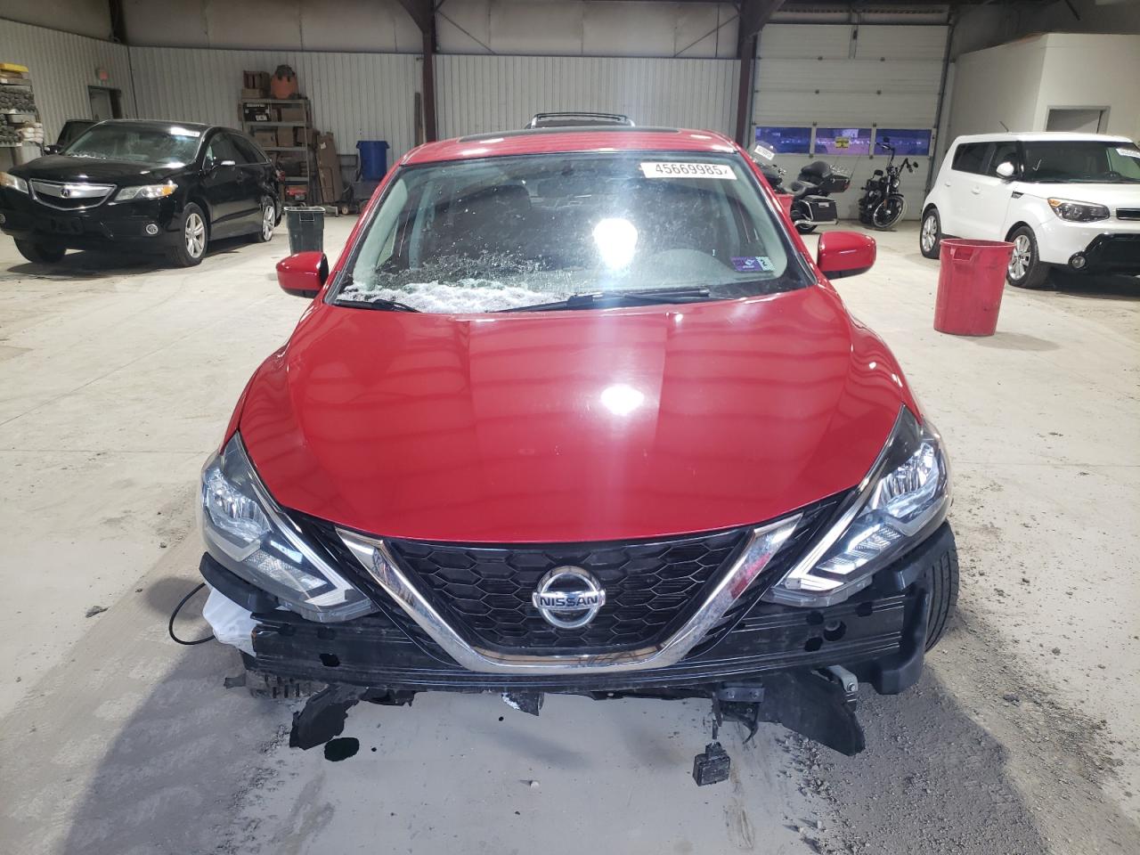2018 Nissan Sentra VIN 3N1AB7AP3JY251608 Copart auction photo, front end / rear end damage thumbnail 5