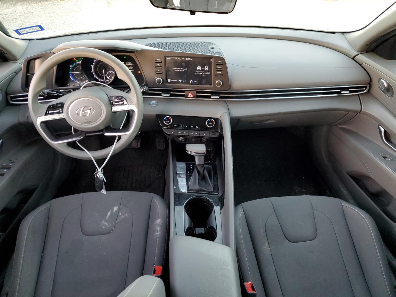 2021 Hyundai Elantra VIN KMHLM4AJ7MU010633 Copart auction photo, all over damage thumbnail 8