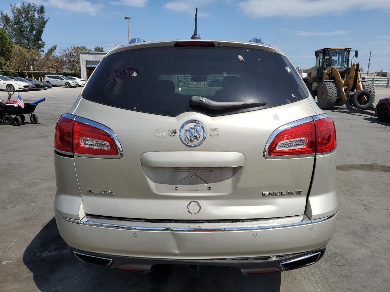 2016 Buick Enclave VIN 5GAKRBKD3GJ256780 Copart auction photo, rear end / minor dent/scratches damage thumbnail 6