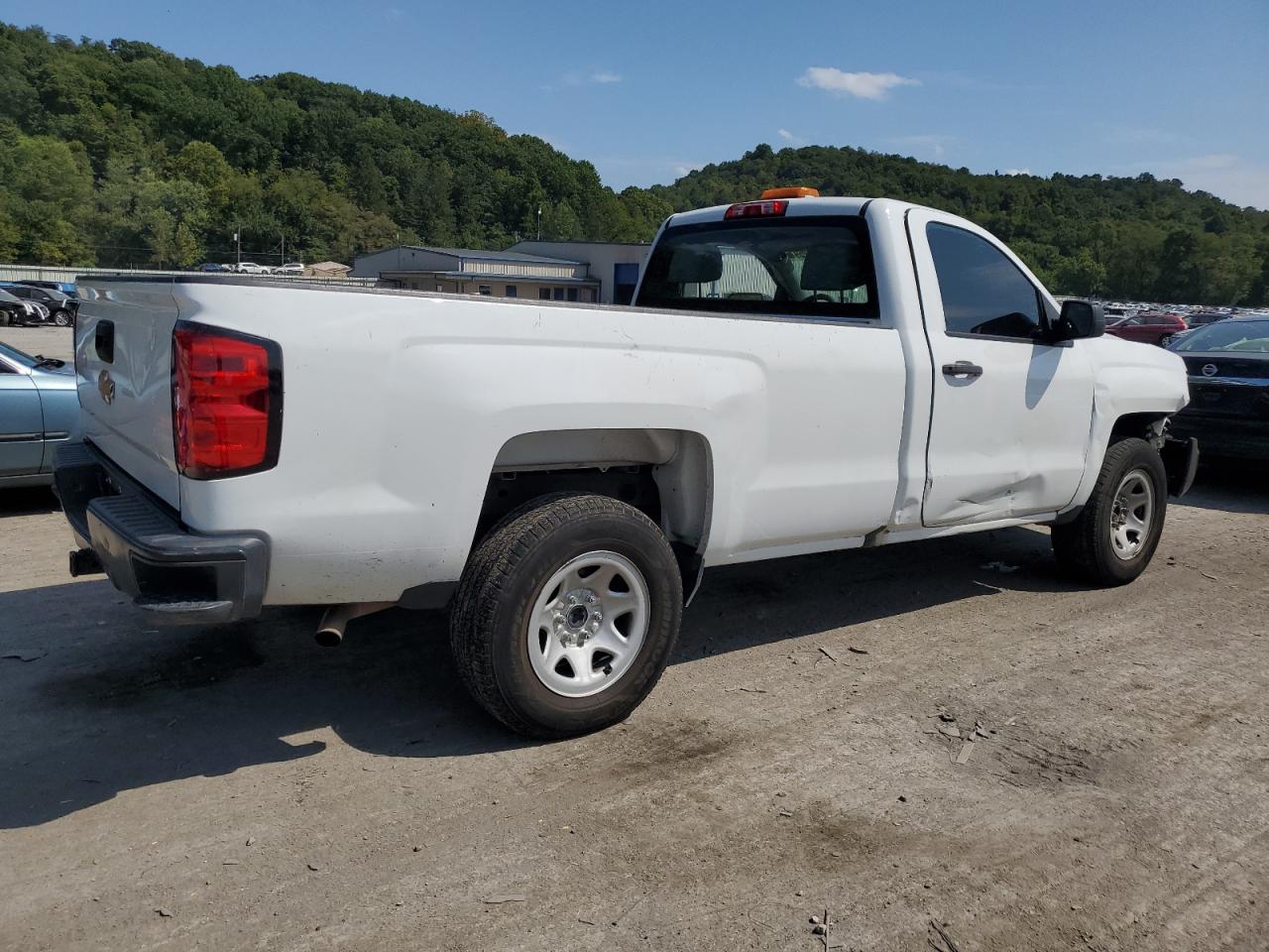 2018 Chevrolet Silverado VIN 1GCNCNEH1JZ309529 Copart auction photo, front end / side damage thumbnail 3