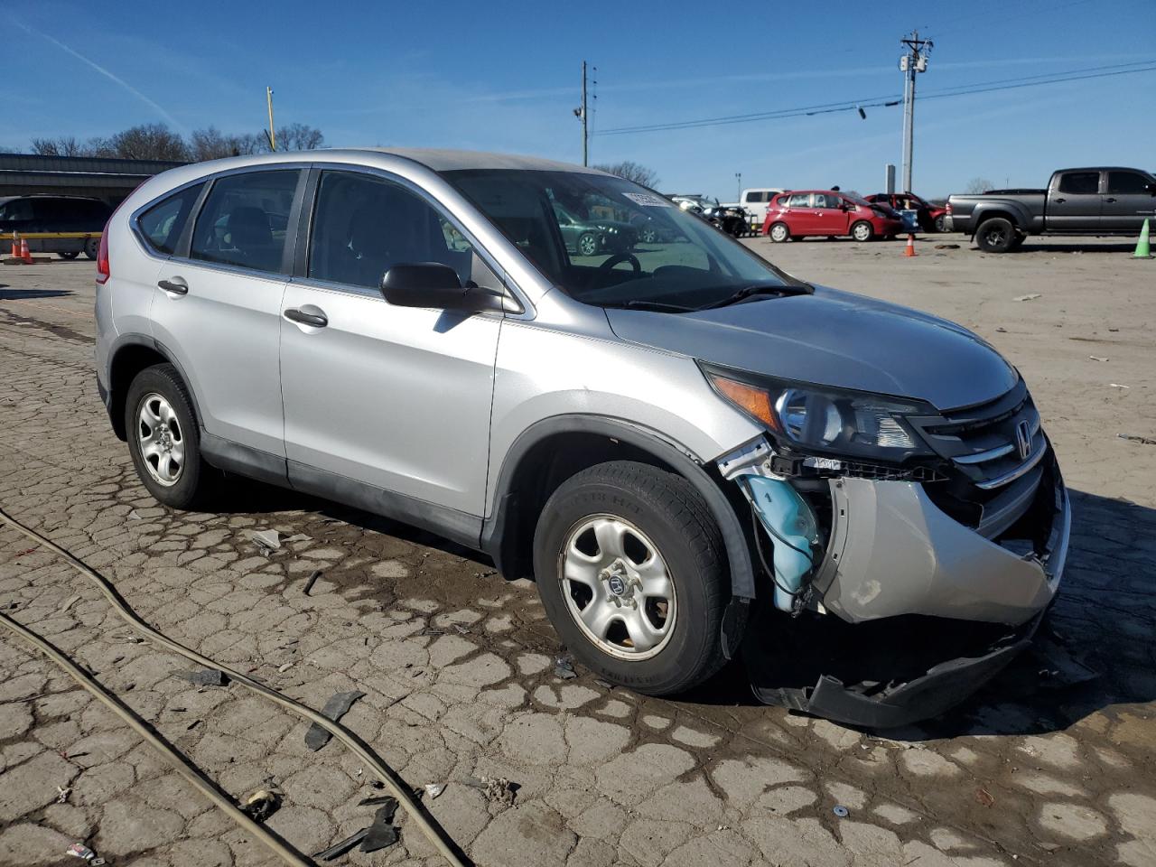 2014 Honda CR-V VIN 2HKRM3H30EH508670 Copart auction photo, front end damage thumbnail 4