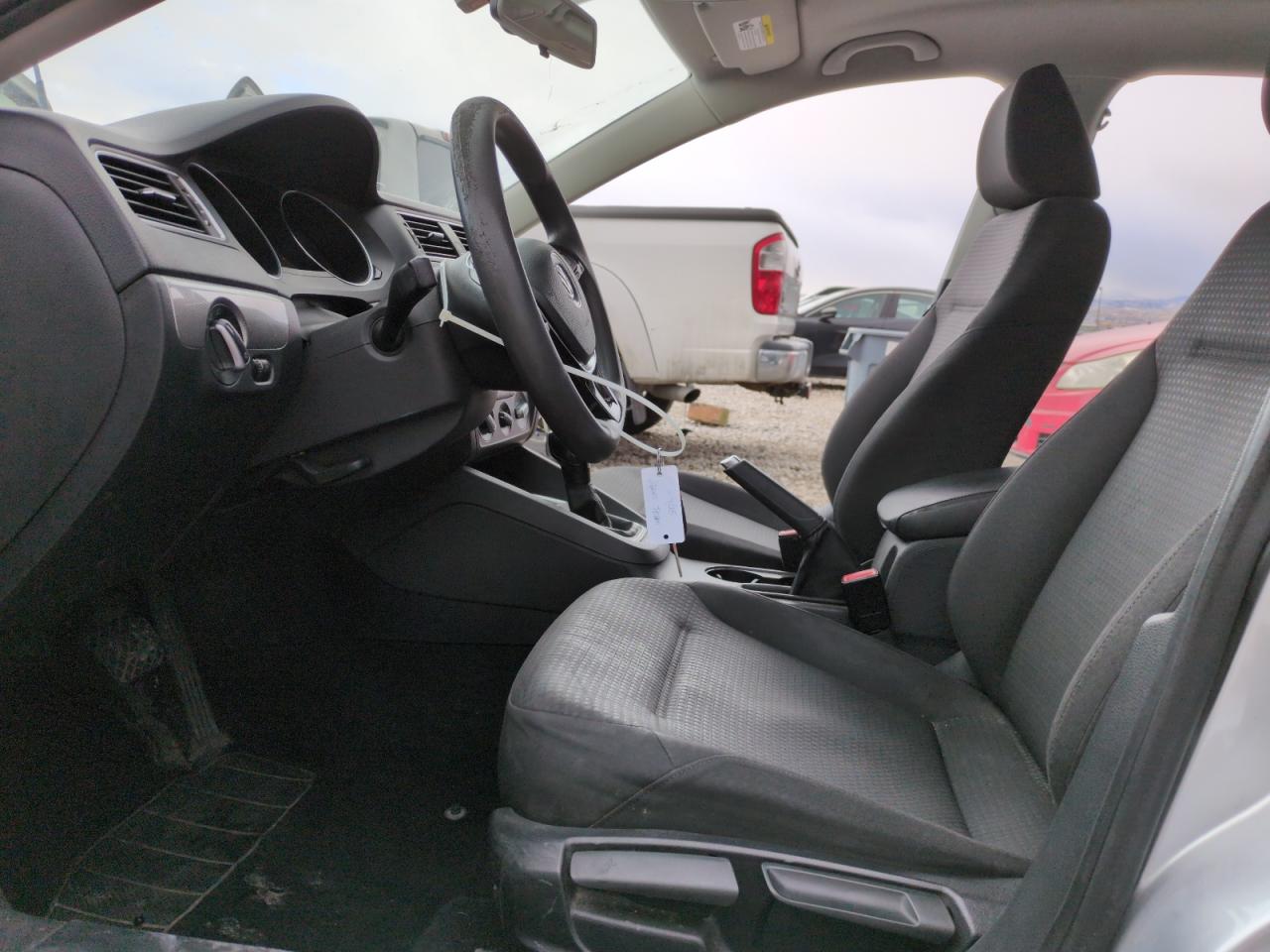 2015 Volkswagen Jetta VIN 3VWD17AJ6FM246584 Copart auction photo, side damage thumbnail 7