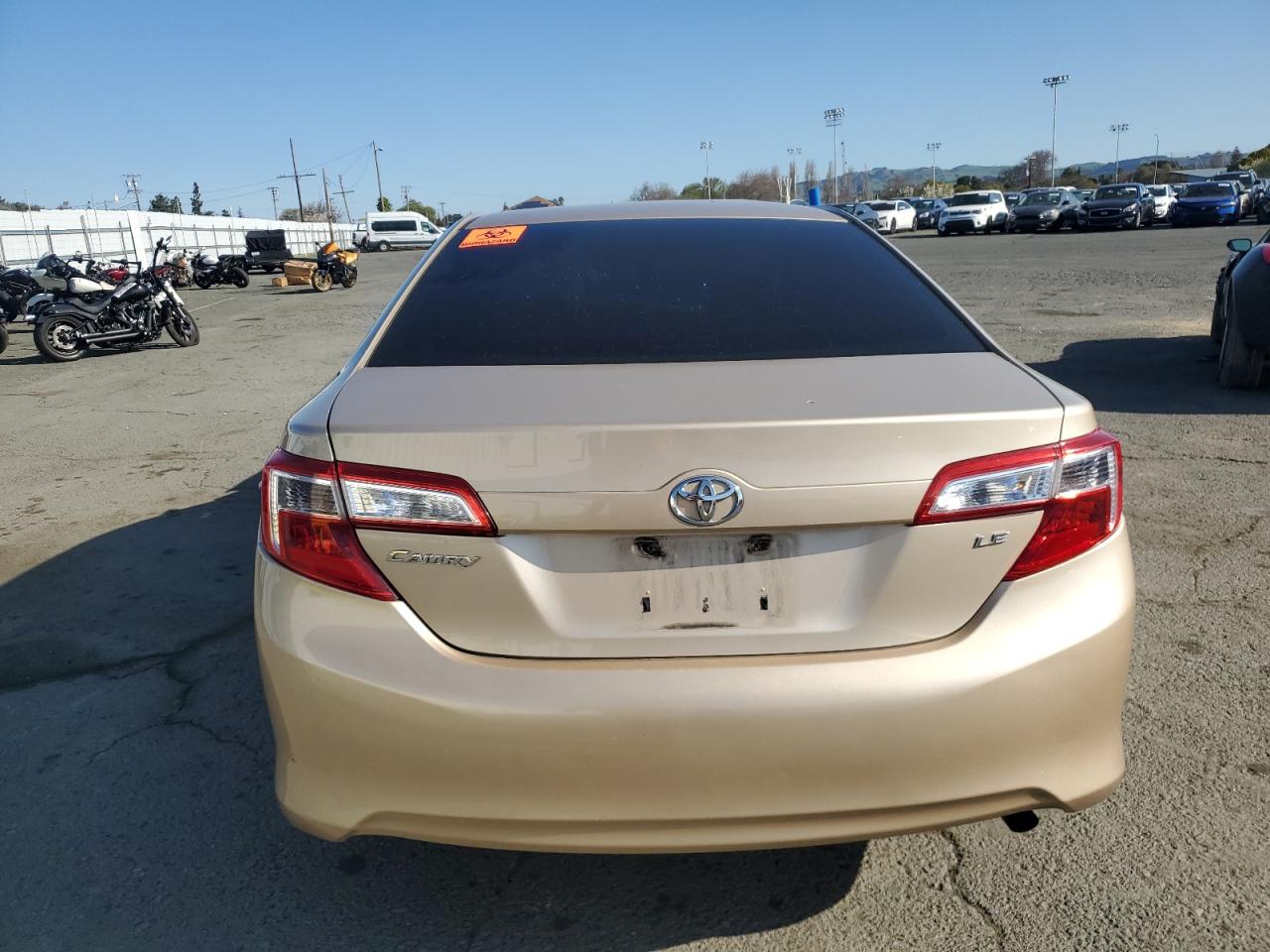 2012 Toyota Camry VIN 4T4BF1FK9CR168594 Copart auction photo, front end / side damage thumbnail 6