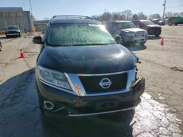 2016 Nissan Pathfinder VIN 5N1AR2MM7GC613417 Copart auction photo, side / front end damage thumbnail 14