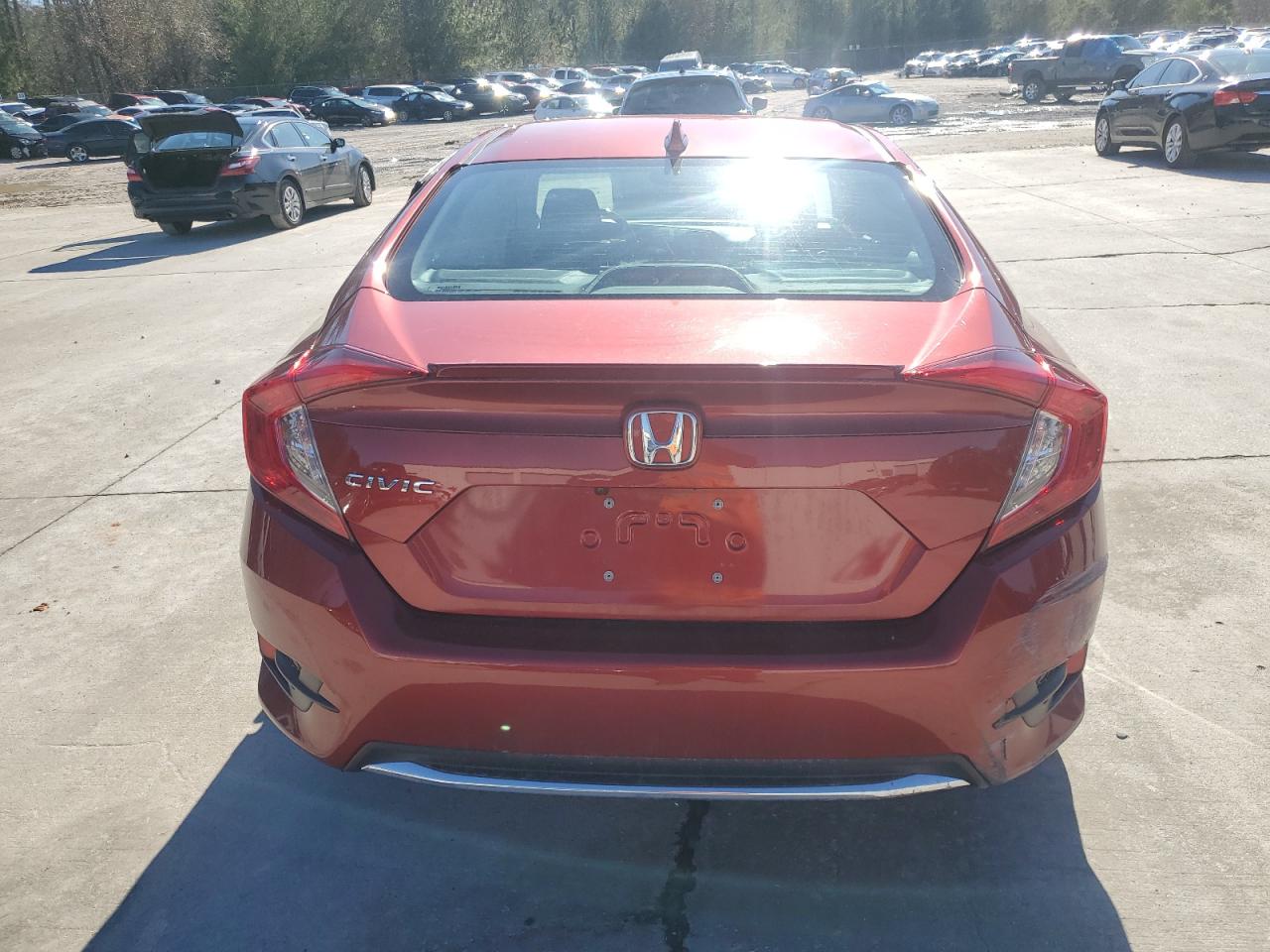 2021 Honda Civic VIN 2HGFC1F35MH706084 Copart auction photo, all over damage thumbnail 6