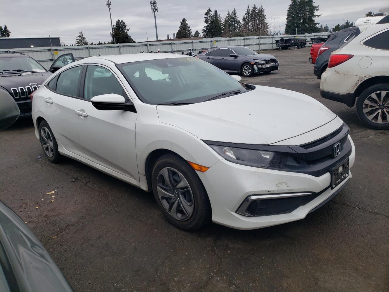 2021 Honda Civic VIN 2HGFC2F65MH543761 Copart auction photo, rear end damage thumbnail 4