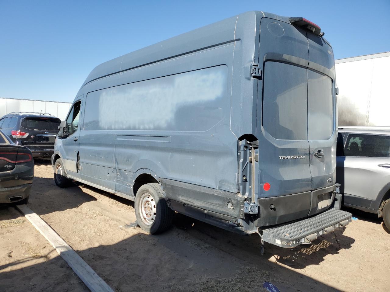 2021 Ford Transit VIN 1FTBR3X85MKA92857 Copart auction photo, side damage thumbnail 2