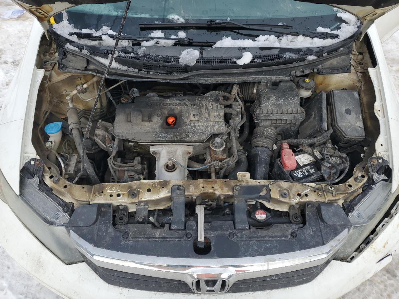 2012 Honda Civic VIN 2HGFB2F97CH045265 Copart auction photo, front end / side damage thumbnail 12