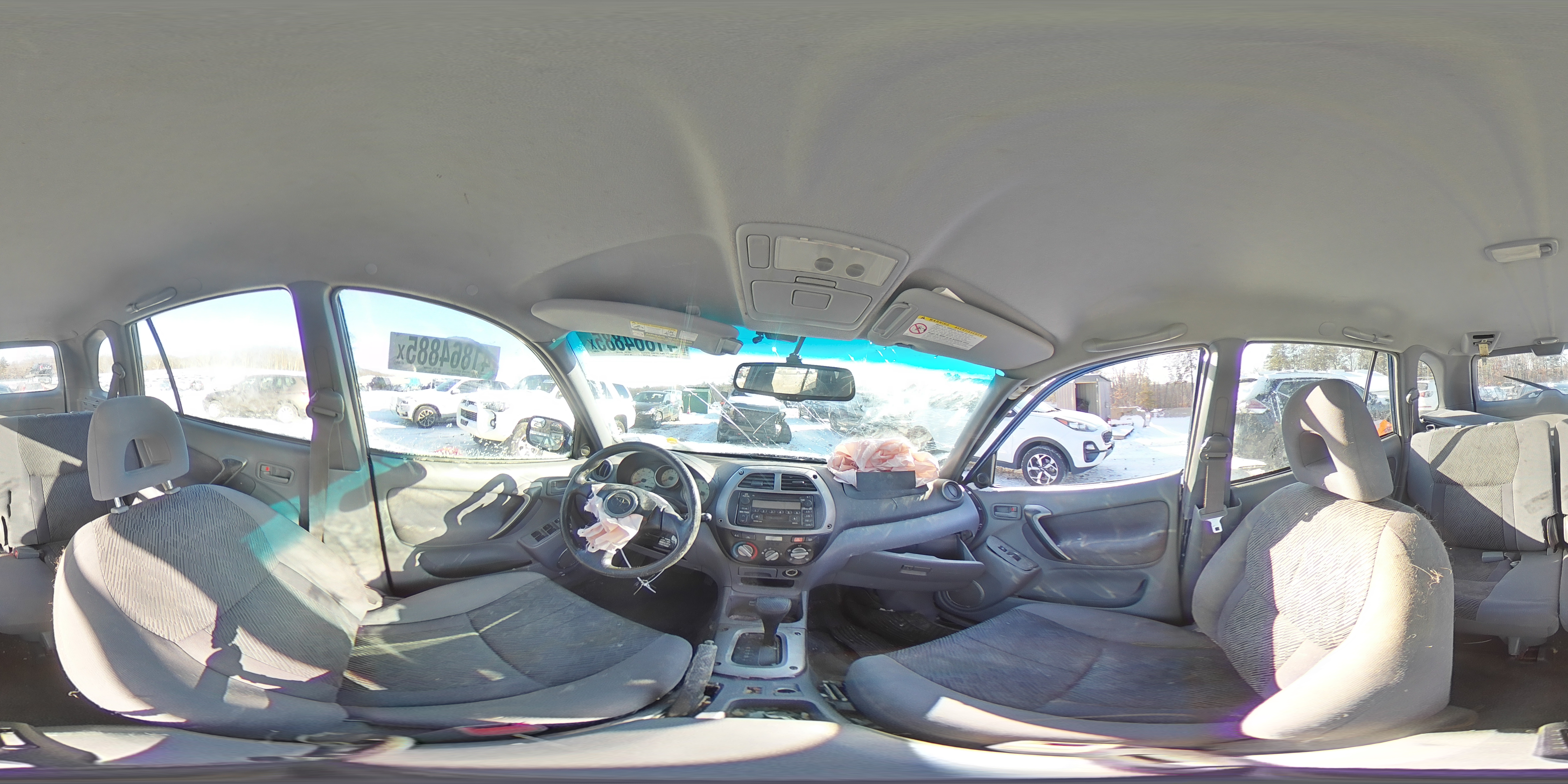 2001 Toyota RAV 4 VIN JTEHH20V210027992 Copart auction photo, front end / side damage thumbnail 13