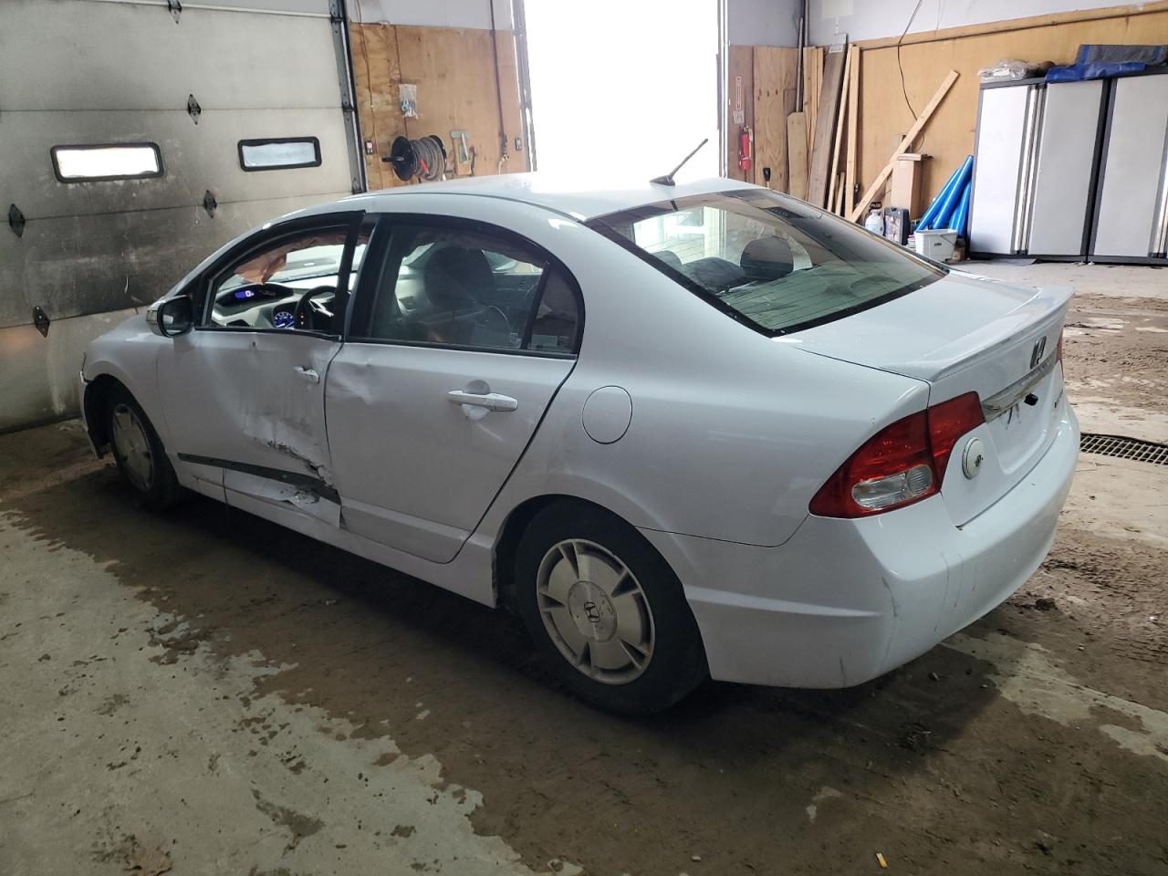 2011 Honda Civic VIN JHMFA3F26BS000124 Copart auction photo, side damage thumbnail 2