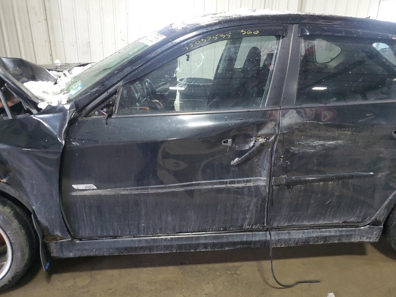 2008 Subaru WRX VIN JF1GH75638G815847 Copart auction photo, front end / side damage thumbnail 7
