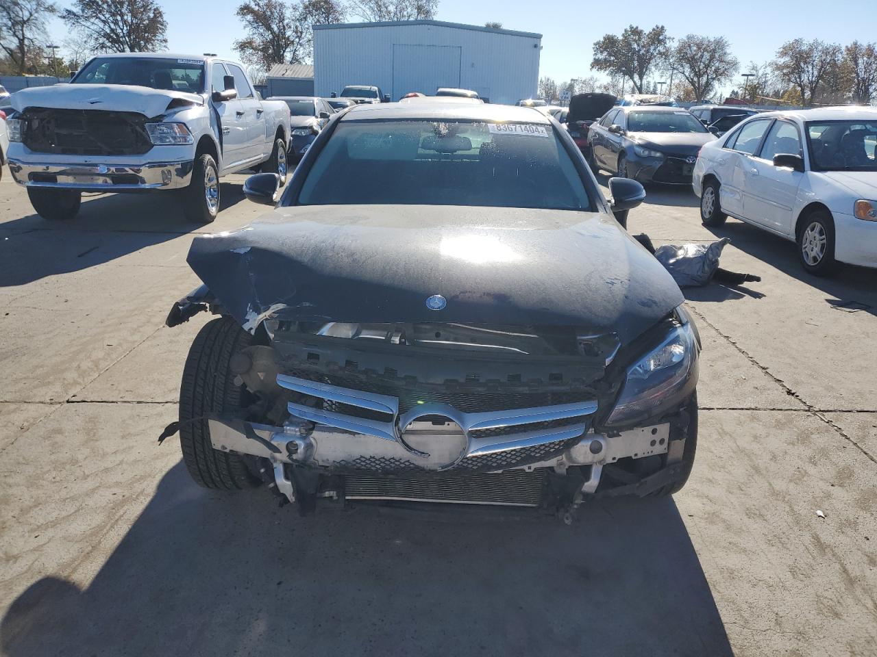 2016 Mercedes-Benz C-klasse VIN 55SWF4JB6GU174925 Copart auction photo, front end damage thumbnail 5