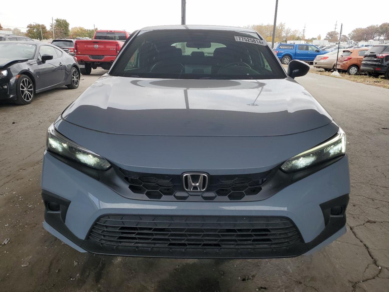 2023 Honda Civic VIN 19XFL2H86PE000576 Copart auction photo, side damage thumbnail 5
