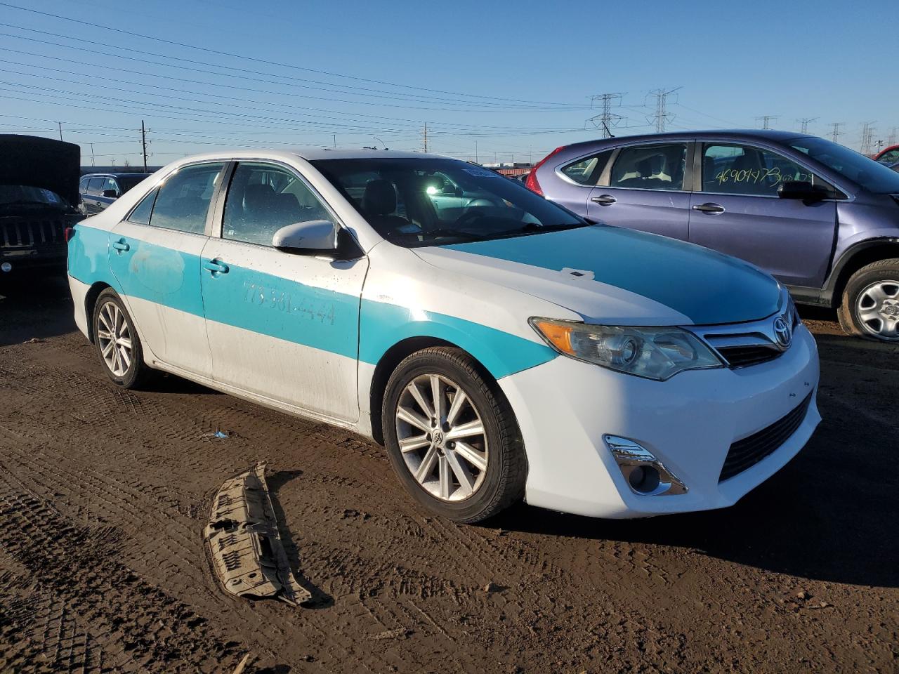 2014 Toyota Camry VIN 4T1BD1FK8EU104386 Copart auction photo, rear end damage thumbnail 4