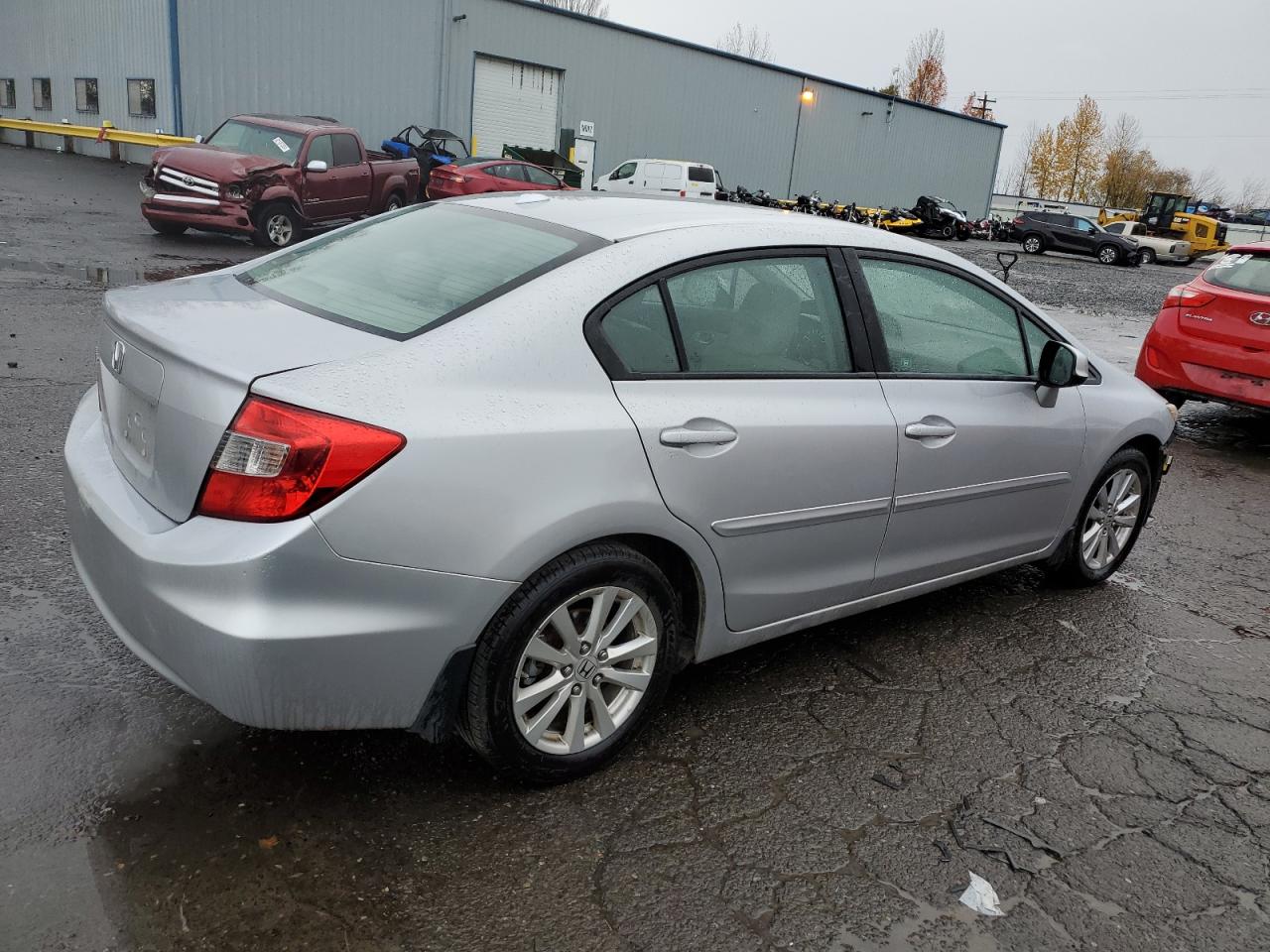 2012 Honda Civic VIN 19XFB2F99CE329863 Copart auction photo, front end damage thumbnail 3