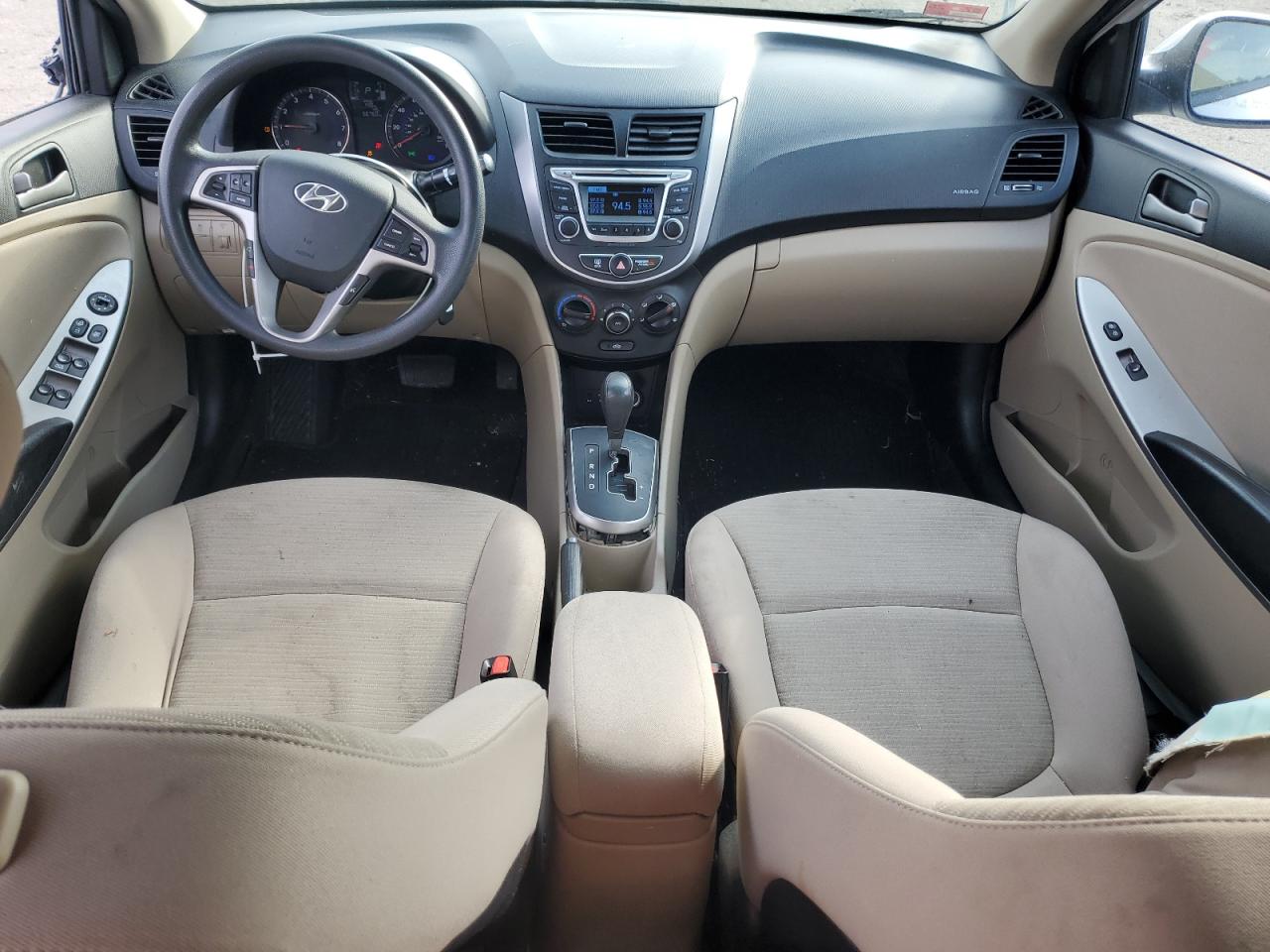 2017 Hyundai Accent VIN KMHCT4AE3HU364144 Copart auction photo, front end damage thumbnail 8