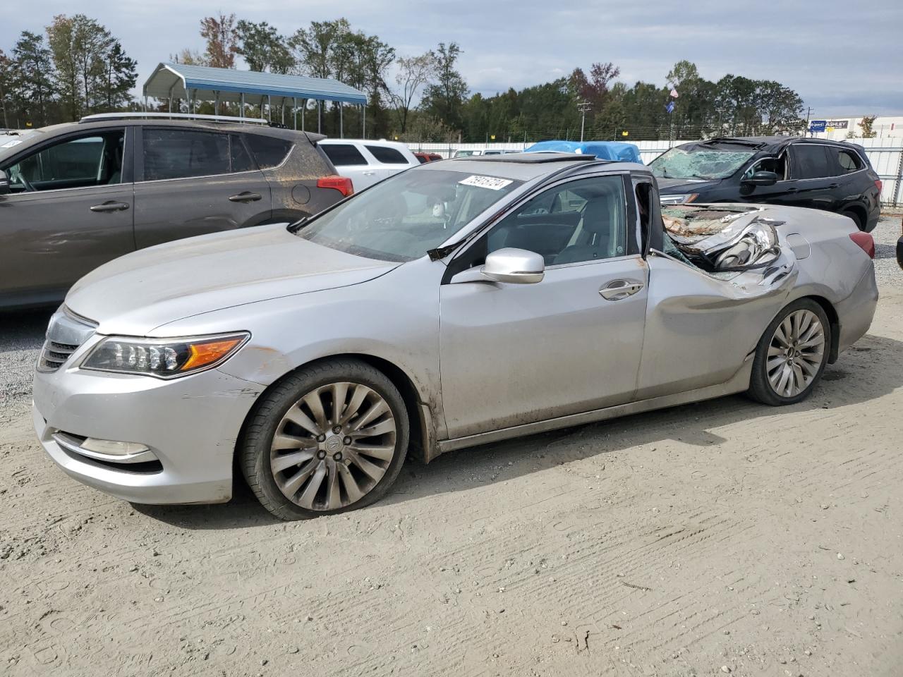 2014 Acura RLX VIN JH4KC1F55EC007264 - Copart auction photo
