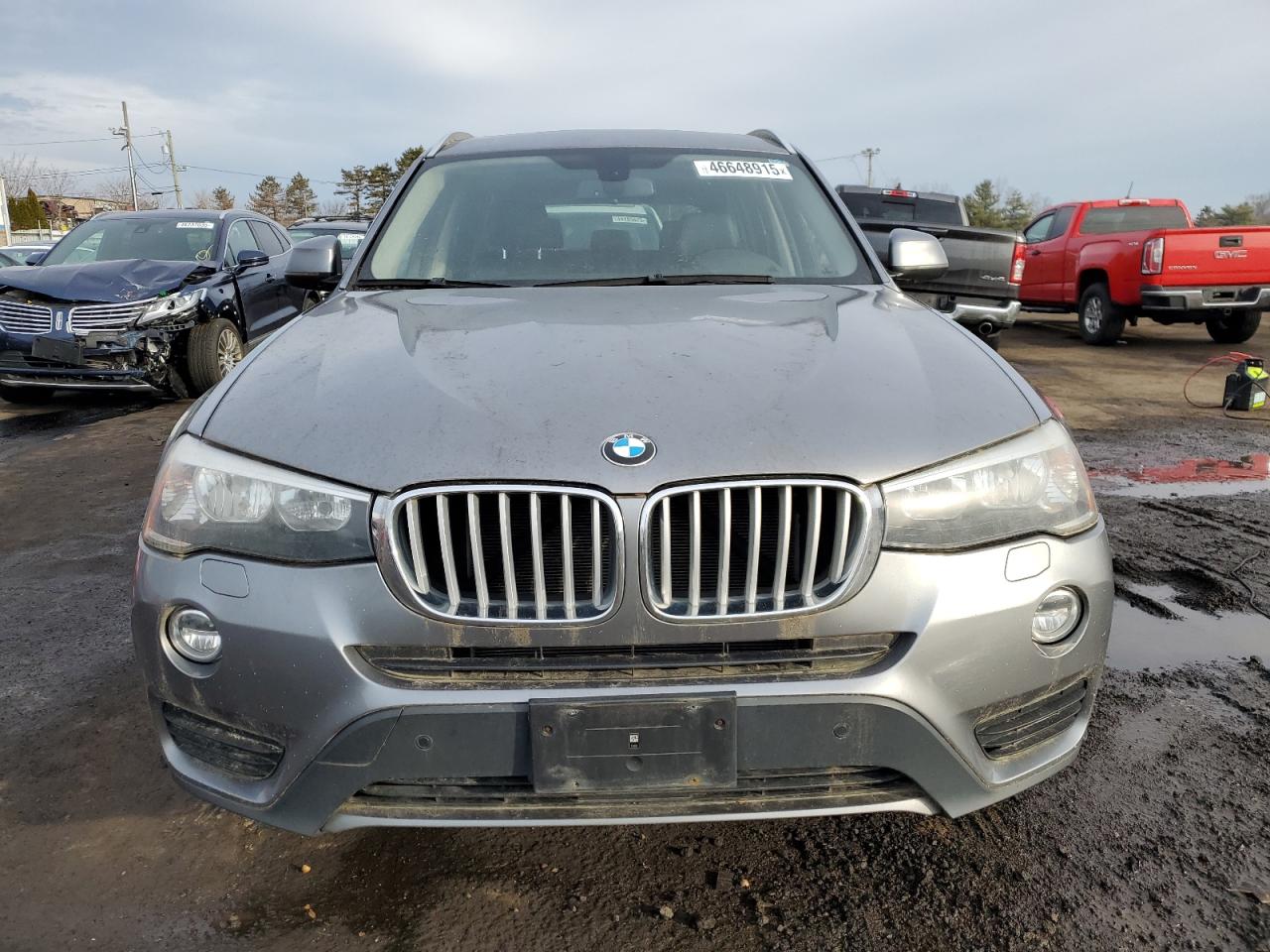 2015 BMW X3 VIN 5UXWY3C51F0E95847 Copart auction photo, side / mechanical damage thumbnail 5