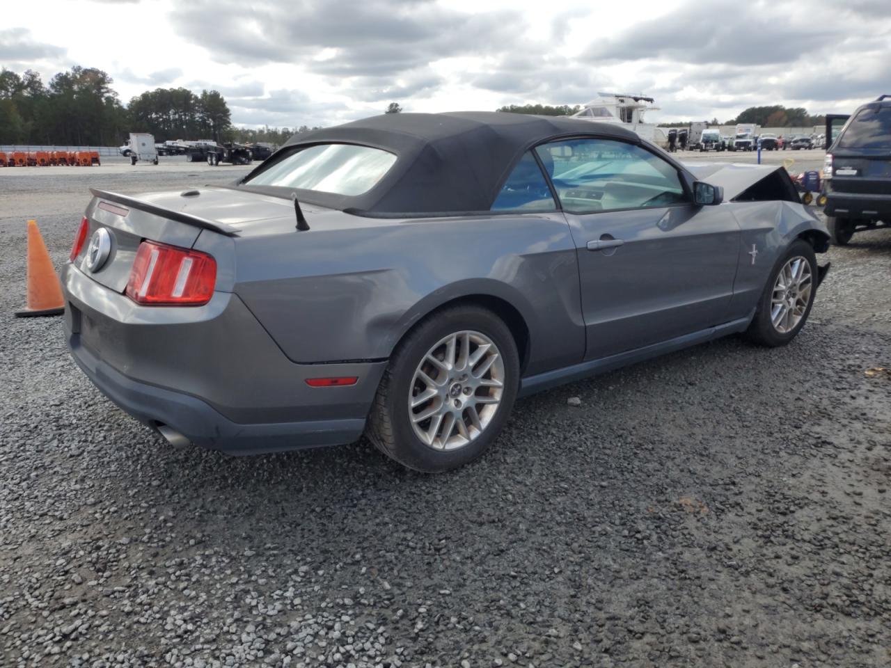 2012 Ford Mustang VIN 1ZVBP8EM7C5280096 Copart auction photo, front end damage thumbnail 3