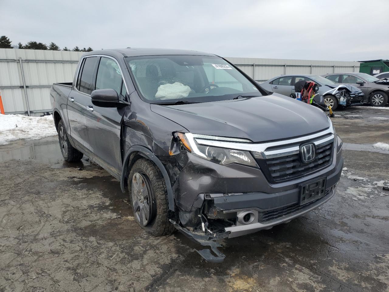 2020 Honda Ridgeline VIN 5FPYK3F73LB011879 Copart auction photo, front end damage thumbnail 4