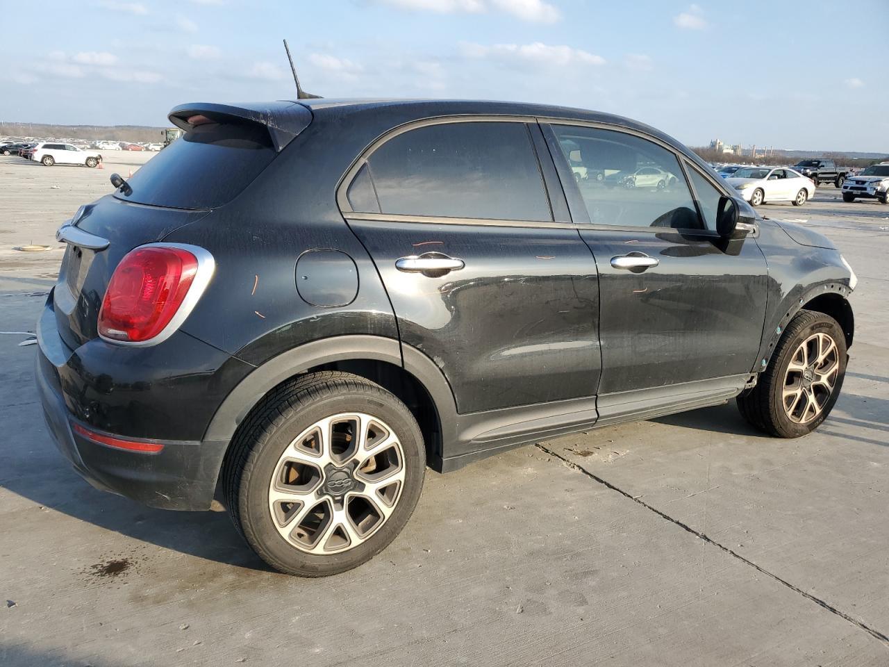 2018 Fiat 500 VIN ZFBCFXCB7JP649274 Copart auction photo, front end damage thumbnail 3