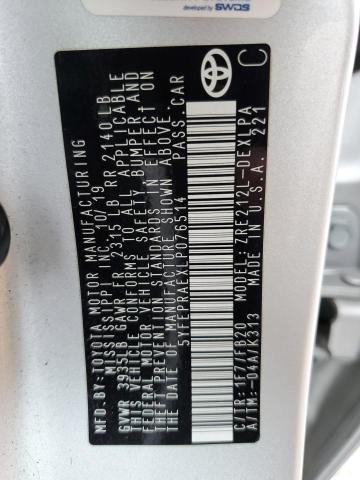 2020 Toyota Corolla VIN 5YFEPRAEXLP076514 Copart auction photo, front end damage thumbnail 12