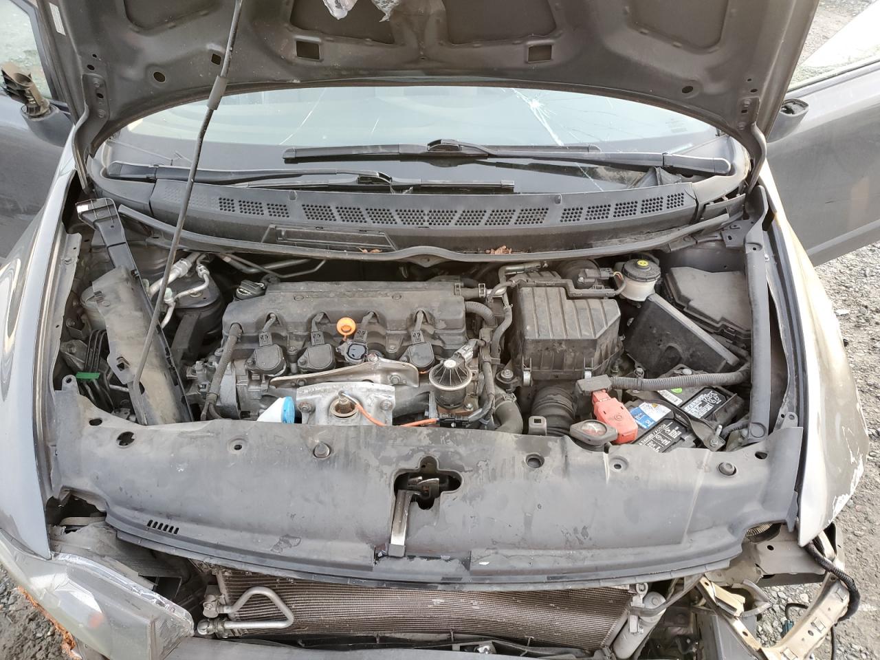 2011 Honda Civic VIN 2HGFA1F31BH528001 Copart auction photo, front end / top/roof damage thumbnail 12
