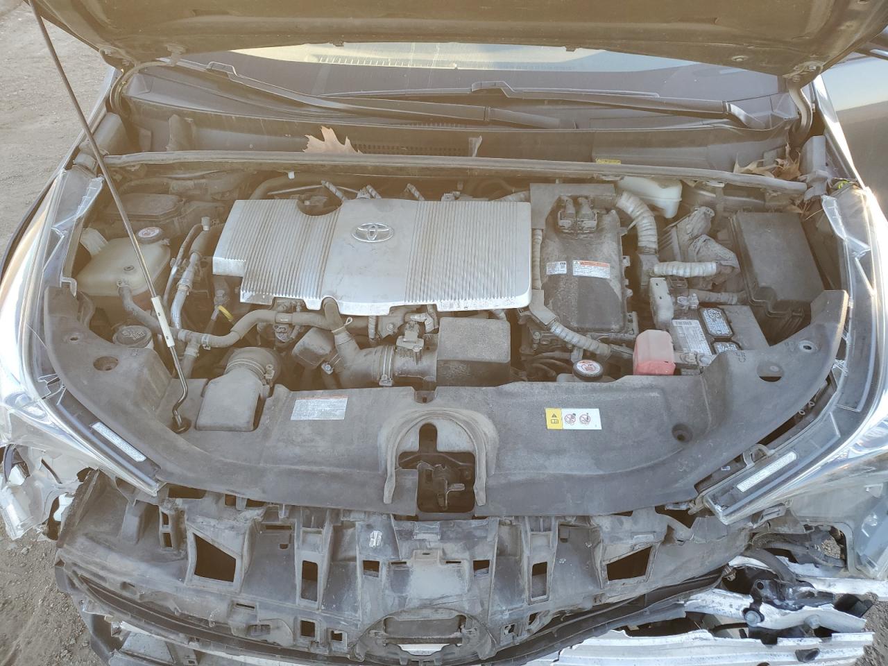 2017 Toyota Prius VIN JTDKBRFU4H3035720 Copart auction photo, front end damage thumbnail 12