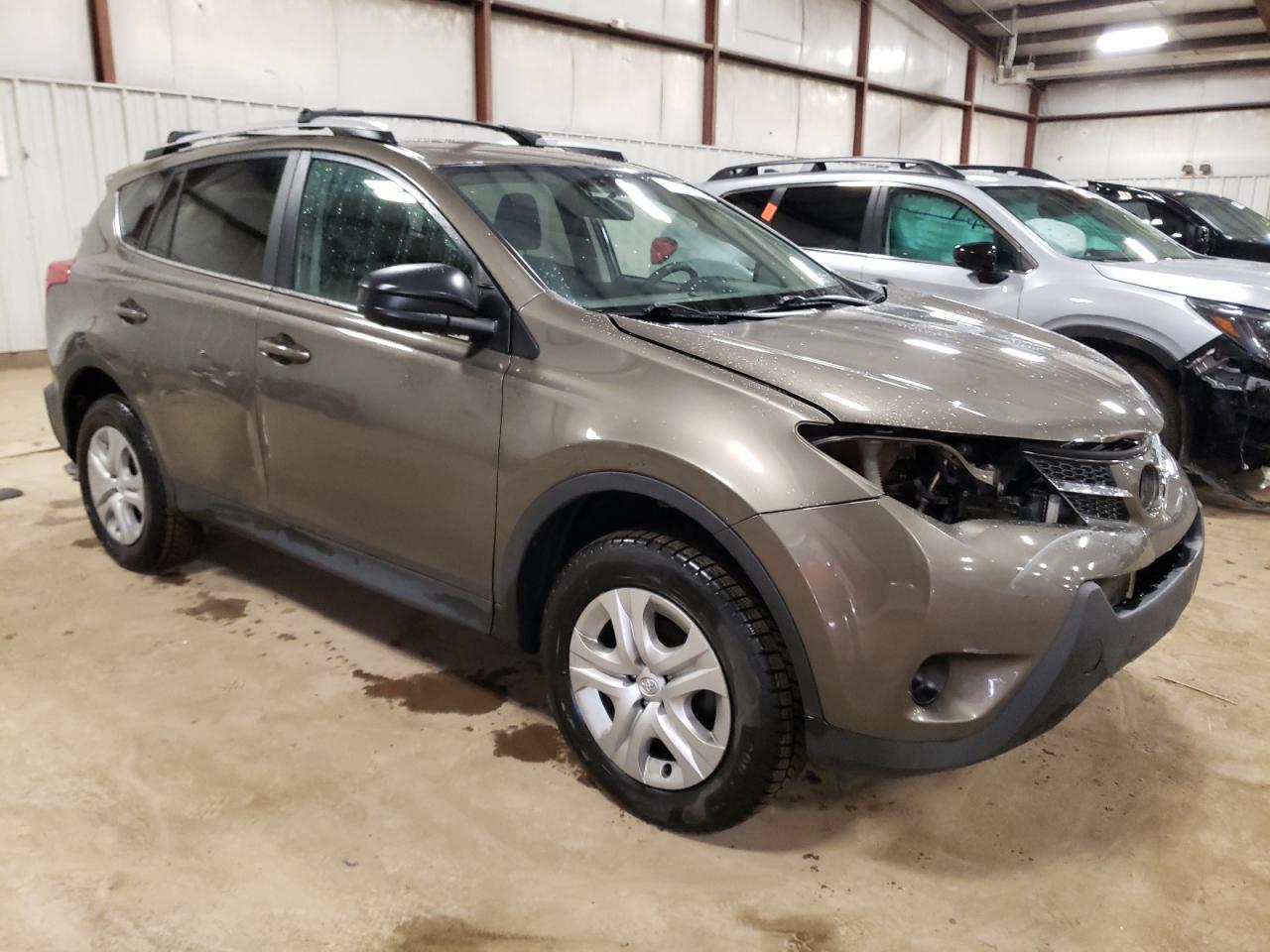 2015 Toyota RAV 4 VIN 2T3BFREV5FW248359 Copart auction photo, front end / side damage thumbnail 4