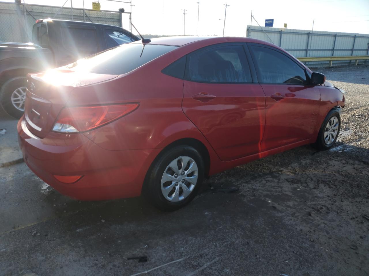 2016 Hyundai Accent VIN KMHCT4AE5GU154630 Copart auction photo, front end damage thumbnail 3