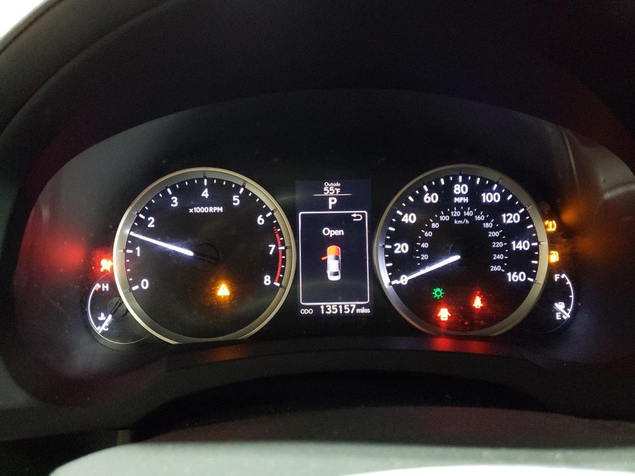 2015 Lexus IS VIN JTHCF1D28F5025221 Copart auction photo, front end / side damage thumbnail 9