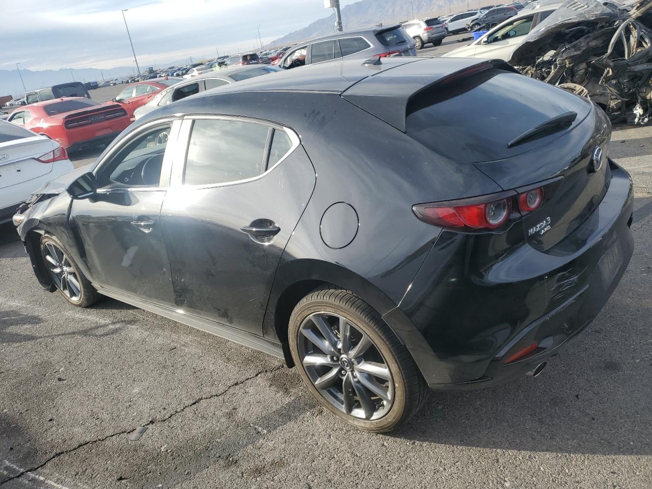 2019 Mazda 3 VIN JM1BPBMM1K1123347 Copart auction photo, front end damage thumbnail 2
