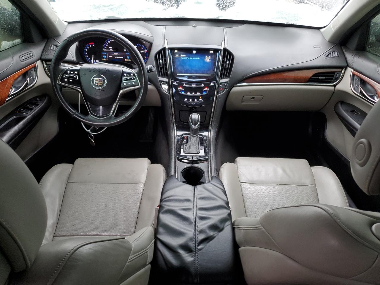 2014 Cadillac ATS VIN 1G6AB5SX0E0128741 Copart auction photo, side / rear end damage thumbnail 8