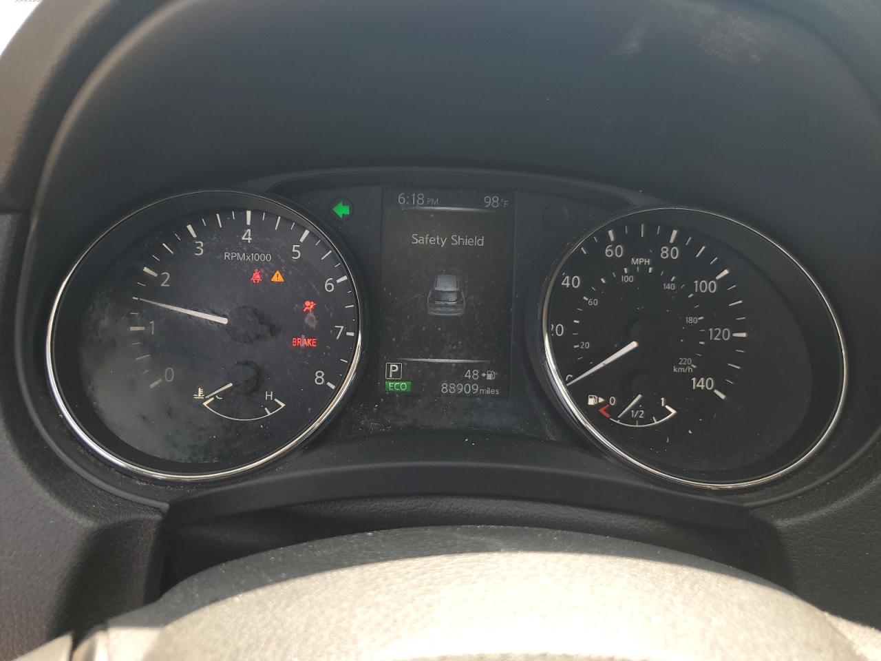 2017 Nissan Rogue VIN 5N1AT2MT5HC859831 Copart auction photo, all over damage thumbnail 9
