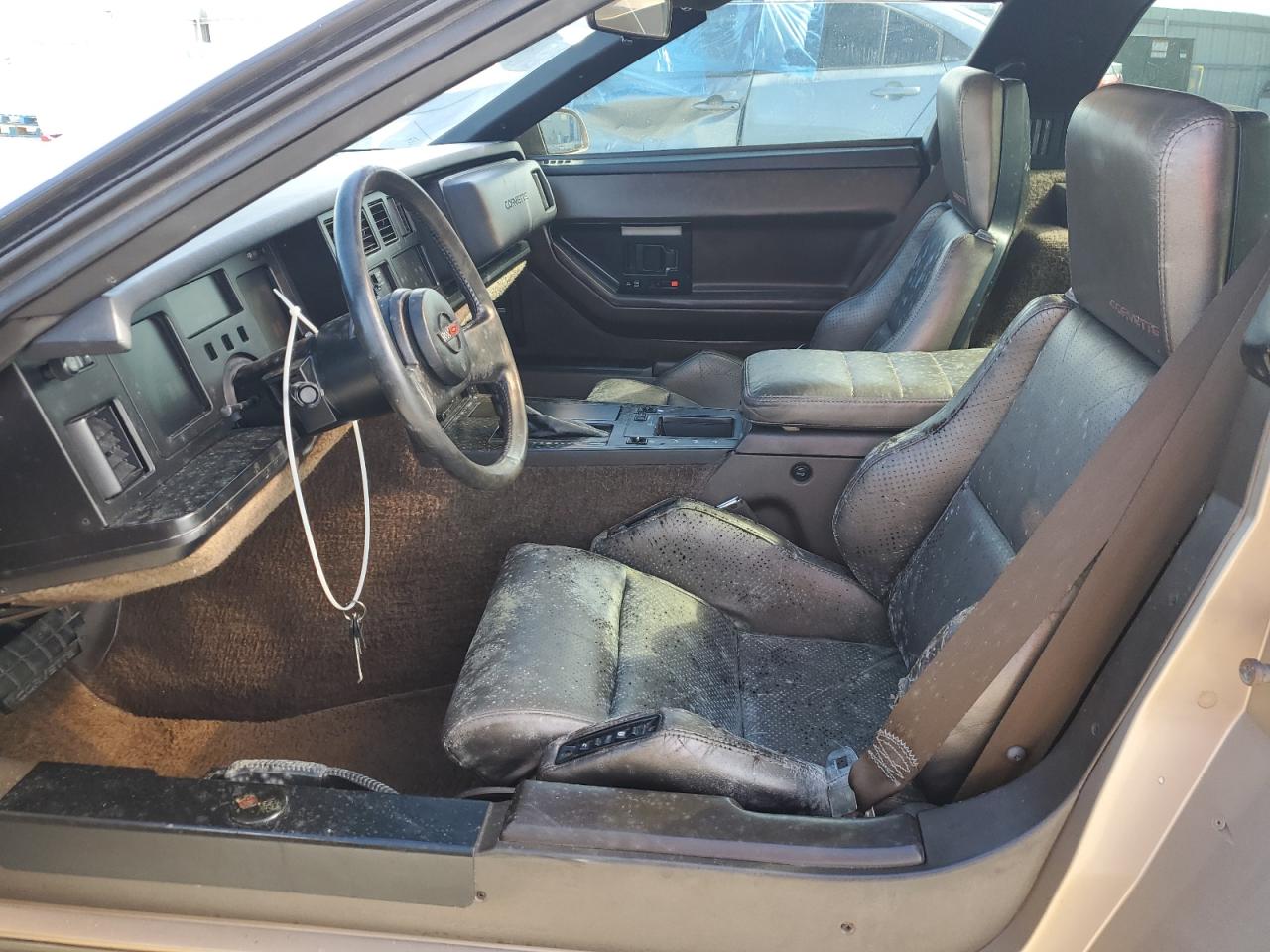 1985 Chevrolet Corvette VIN 1G1YY0787F5129722 Copart auction photo, water/flood damage thumbnail 7
