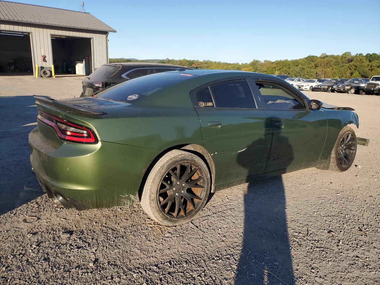 2018 Dodge Charger VIN 2C3CDXBG6JH157554 Copart auction photo, front end damage thumbnail 3
