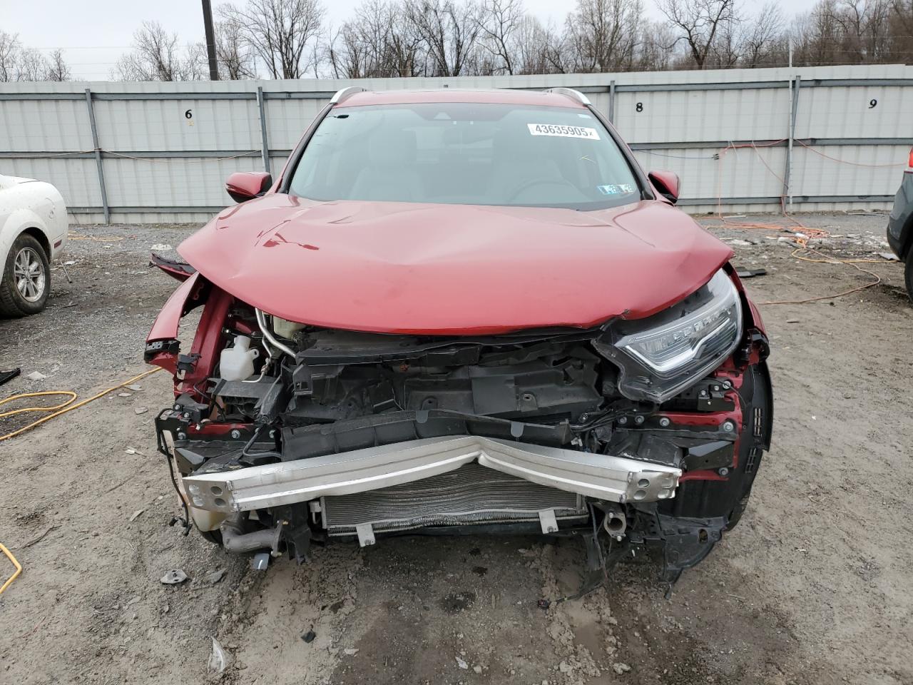 2022 Honda CR-V VIN 2HKRW2H96NH663992 Copart auction photo, front end / side damage thumbnail 5