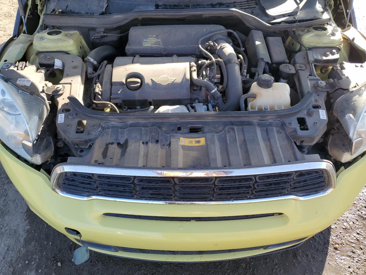 2012 MINI Cooper VIN WMWZC5C58CWM12880 Copart auction photo, front end damage thumbnail 12