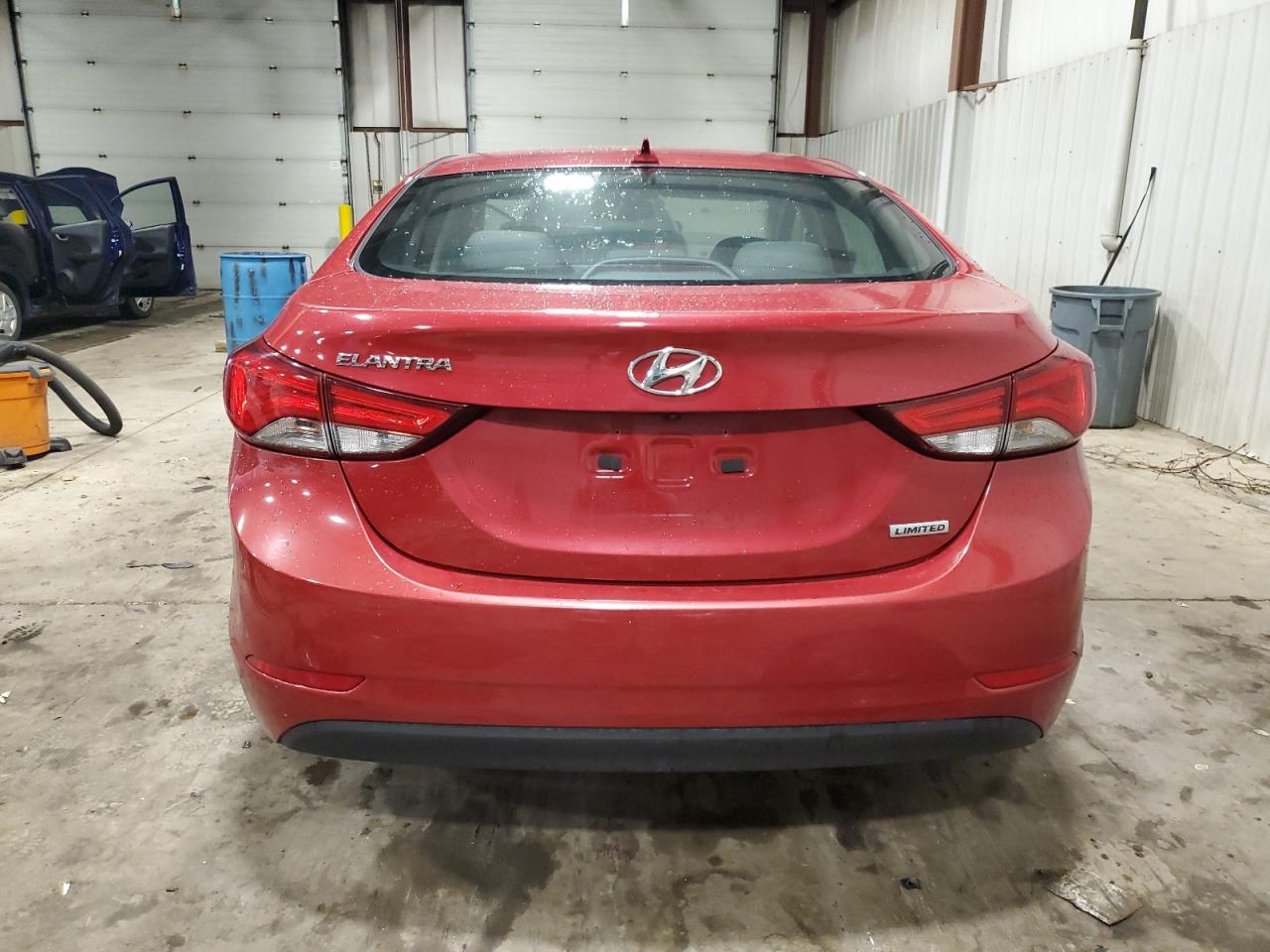 2015 Hyundai Elantra VIN KMHDH4AE3FU227322 Copart auction photo, front end damage thumbnail 6