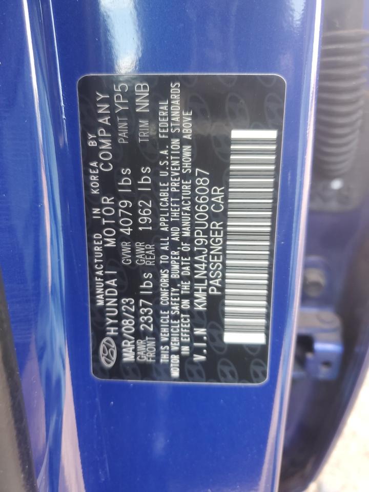 2023 Hyundai Elantra VIN KMHLN4AJ9PU066087 Copart auction photo, front end / side damage thumbnail 15