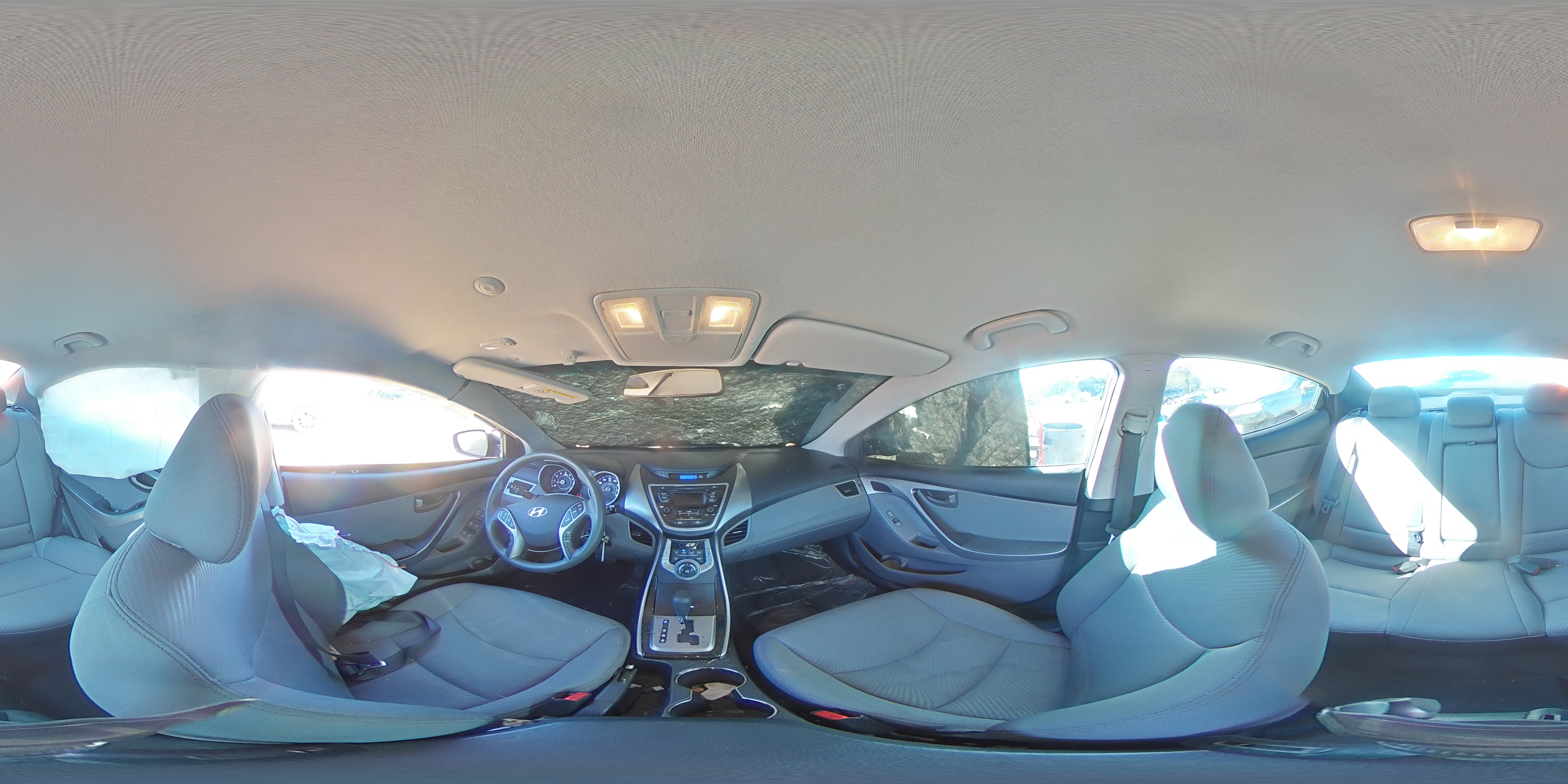 2013 Hyundai Elantra VIN 5NPDH4AE4DH249714 Copart auction photo, side damage thumbnail 13