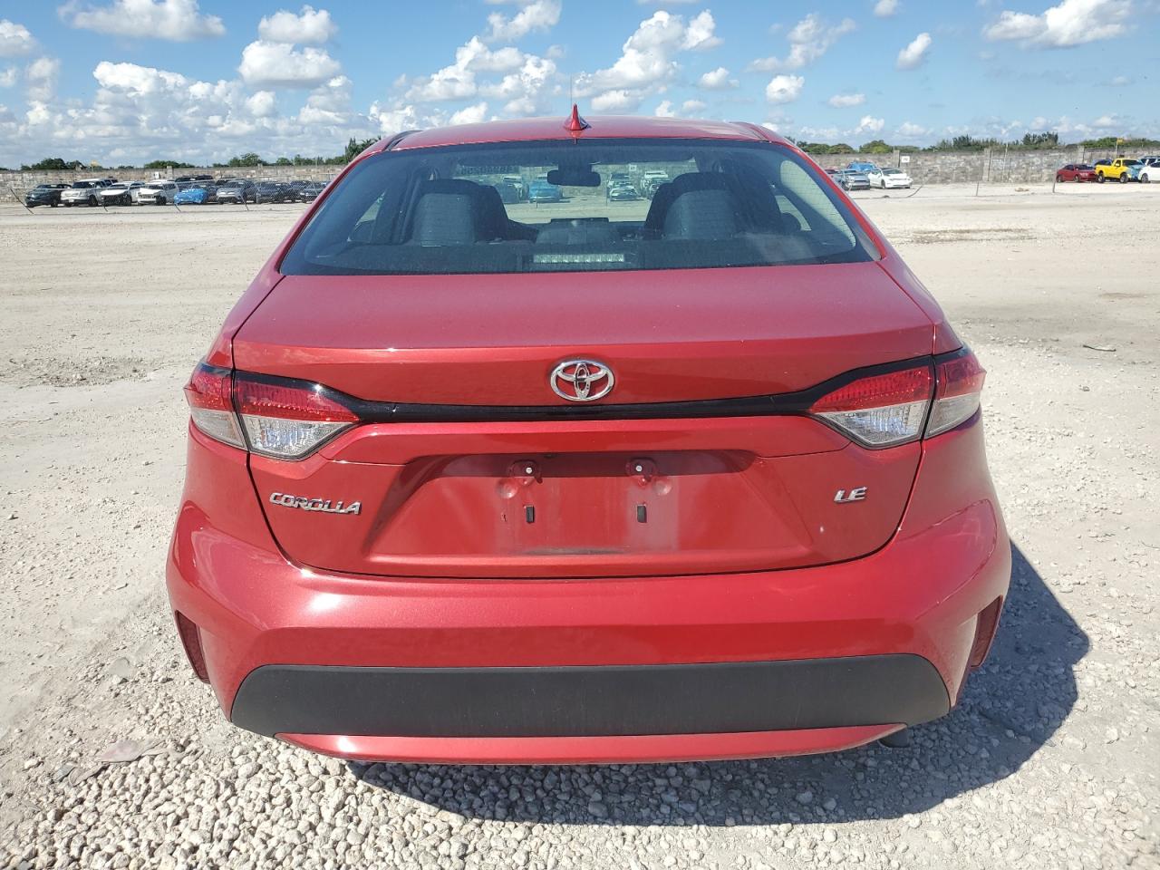 2021 Toyota Corolla VIN 5YFEPMAE7MP191429 Copart auction photo, front end / side damage thumbnail 6