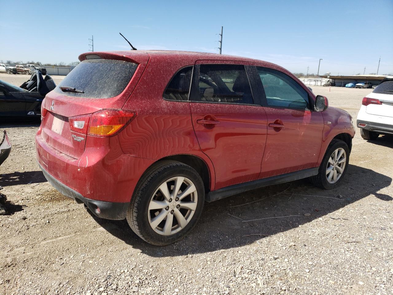 2015 Mitsubishi Outlander VIN 4A4AP3AU9FE024787 Copart auction photo, front end damage thumbnail 3