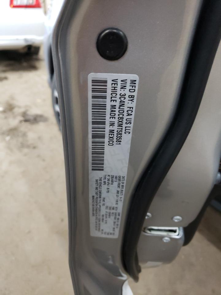 2021 Jeep Compass VIN 3C4NJDCBXMT583581 Copart auction photo, damage history damage thumbnail 13