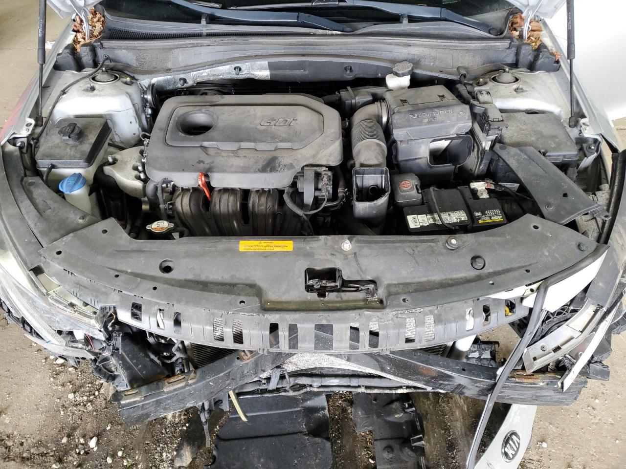 2018 KIA Optima VIN 5XXGT4L36JG183083 Copart auction photo, front end / rear end damage thumbnail 11