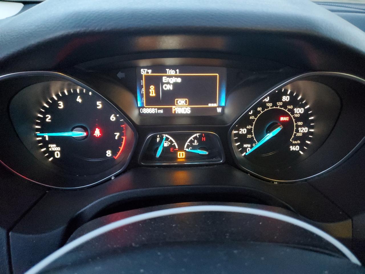 2015 Ford Focus VIN 1FADP3N25FL324843 Copart auction photo, mechanical damage thumbnail 9