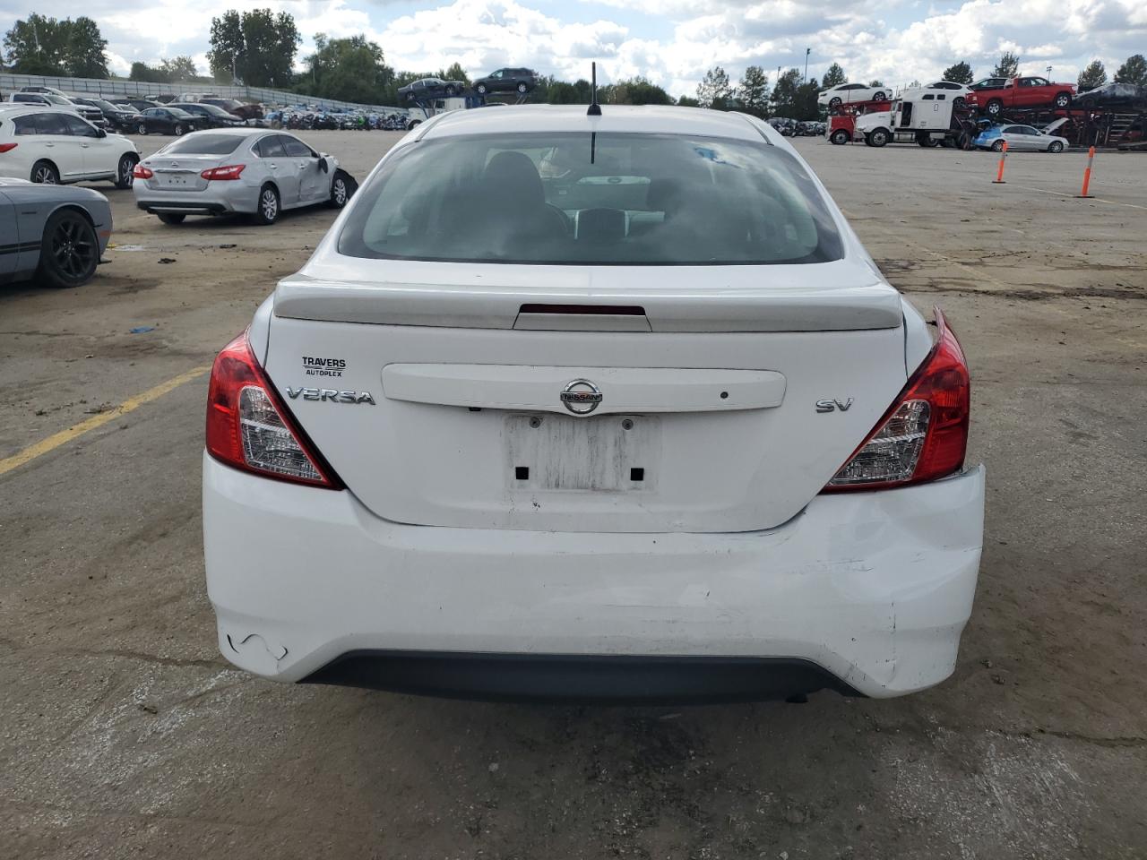 2019 Nissan Versa VIN 3N1CN7AP7KL850977 Copart auction photo, front end / rear end damage thumbnail 6