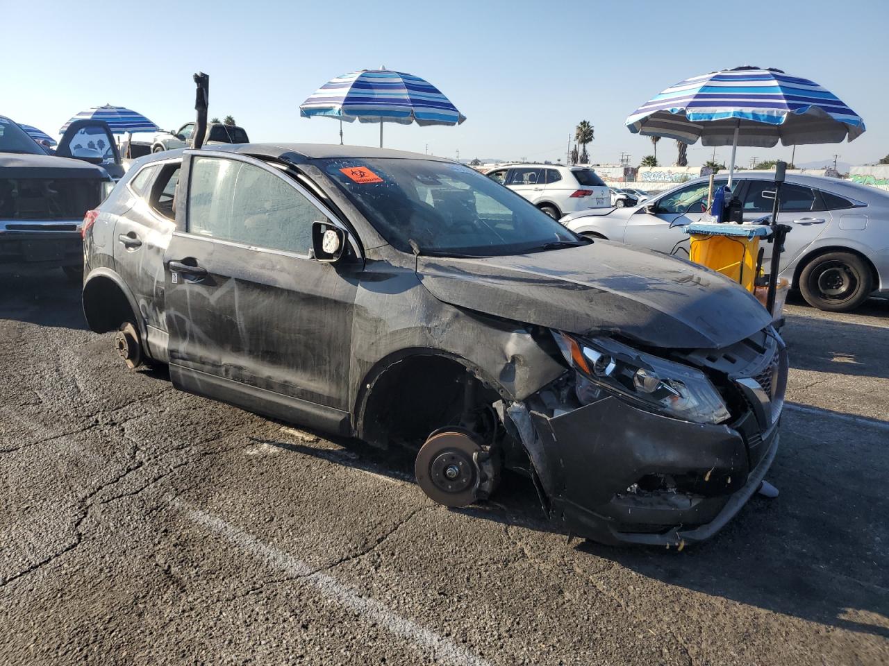 2021 Nissan Rogue VIN JN1BJ1AV8MW306620 Copart auction photo, all over damage thumbnail 4