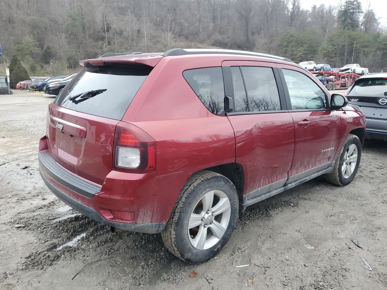 2016 Jeep Compass VIN 1C4NJDBB0GD778701 Copart auction photo, front end / side damage thumbnail 3