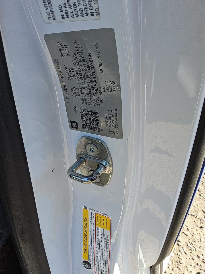 2018 Chevrolet Colorado VIN 1GCHSBEA9J1307656 Copart auction photo, side damage thumbnail 13